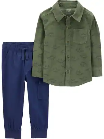 Walmart Carter's Child of Mine Toddler Boy Outfit Set, 2-Piece, Sizes 12M-5T offer