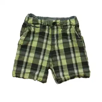 Walmart Pre-owned: RUUM Boys Yellow | Gray Plaid Shorts size: 3T (Fair) offer