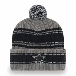 Walmart Men's '47 Navy/Gray Dallas Cowboys Rexford Cuffed Knit Hat with Pom offer