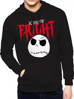 Walmart Nightmare Before Christmas, Men's Apparel Graphic, King Of Fright Hoodie, Sizes S-3XL offer