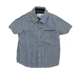 Walmart Pre-owned: Craft + Flow Boys Blue | White Button Down Short Sleeve size: 2T (Good) offer