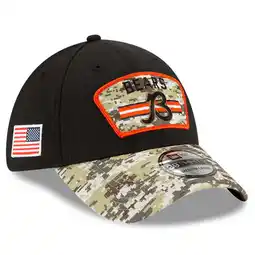 Walmart Men's New Era Black/Camo Chicago Bears 2021 Salute To Service B 39THIRTY Flex Hat offer