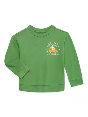 Walmart Wonder Nation Toddler Boy Hacci Top with Long Sleeves, Sizes 12M-5T offer