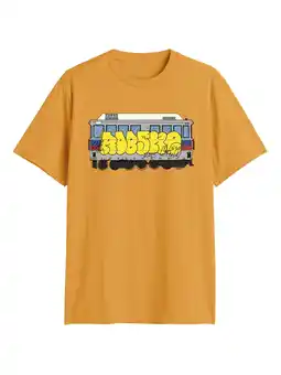 Walmart Roberto Lugo All Gender Graffiti Train Graphic Tee Shirt, Men's Sizes S-3XL offer