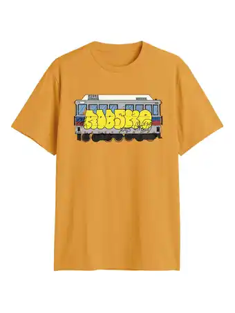 Walmart Roberto Lugo All Gender Graffiti Train Graphic Tee Shirt, Men's Sizes S-3XL offer