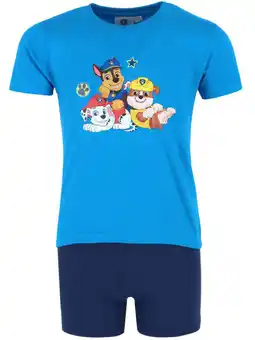 Walmart Textiel Trade Boy's Paw Patrol Short Sleeve and Shorts Pajama Set offer