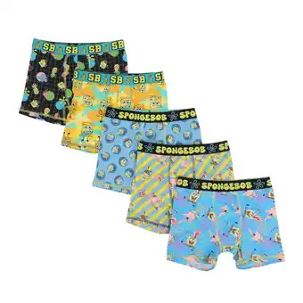 Walmart Spongebob Squarepants 5-Pack of Boys' Character Boxer Briefs-18 offer