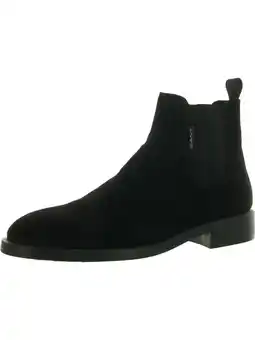 Walmart Gant Mens Brockwill Pull On Rounded Toe Chelsea Boots offer