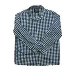 Walmart Pre-owned: Izod Boys Blue | White Button Down Long Sleeve size: 4T (Excellent) offer