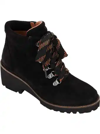 Walmart Gentle Souls Womens Suede Lace-Up Combat & Lace-Up Boots offer