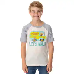 Walmart Scooby-Doo Boy's The Mystery Machine Let's Roll Collectible Raglan T-Shirt offer