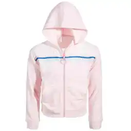 Walmart Ideology Little Girls Zip Up Velour Hoodie Pink Polish Size 3T offer