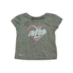 Walmart Pre-Owned Nike Girls Gray | Blue | Pink Athletic Top size: 24 Months (Good) offer