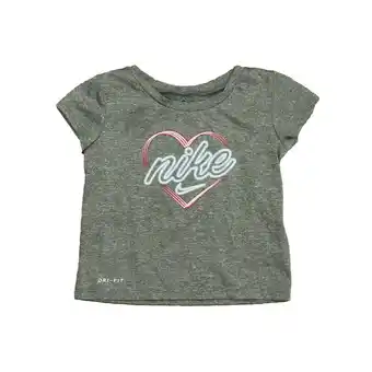 Walmart Pre-Owned Nike Girls Gray | Blue | Pink Athletic Top size: 24 Months (Good) offer