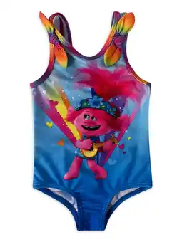 Walmart Trolls Baby Toddler Girl One-Piece Swimsuit offer