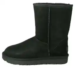 Walmart Ugg Women's Classic Short II Black Ankle-High Suede Boot - 5M offer