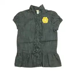 Walmart Pre-owned: Gymboree Girls Blue | Yellow Blouse size: 4T (Excellent) offer