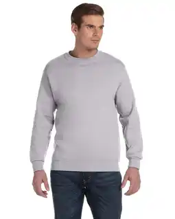 Walmart Adult DryBlend Adult 50/50 Fleece Crew - SPORT GREY - 2XL offer