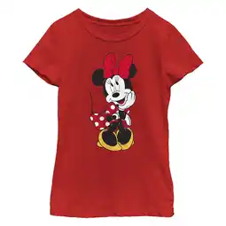 Walmart Girl's Minnie Mouse Adorable Pose Graphic T-Shirt offer