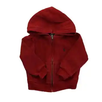 Walmart Pre-Owned Ralph Lauren Boys Red Hoodie size: 2T (Fair) offer