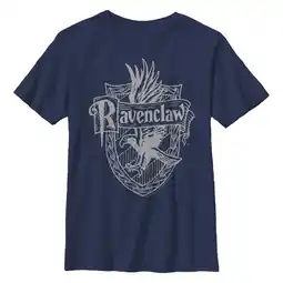 Walmart Boy's Harry Potter Ravenclaw Line Art Crest Graphic T-Shirt offer