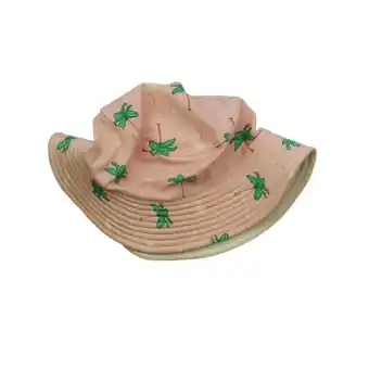 Walmart Pre-owned: Kids Platypus Girls Pink | Green Palm Trees Sun Hat size: 12-24 Months (Good) offer