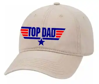 Walmart Father's Day Top Dad Mens Twill Dad Hat Adjustable Baseball Cap, Tan offer