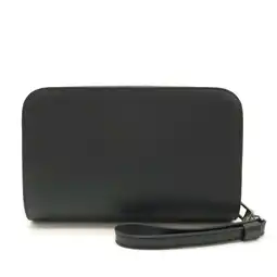 Walmart Pre-Owned LOUIS VUITTON Taiga Baikal Second Bag Clutch Handbag Ardoise Black M30182 (Good) offer