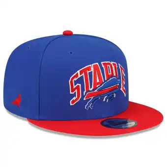 Walmart Men's New Era Royal/Red Buffalo Bills NFL x Staple Collection 9FIFTY Snapback Adjustable Hat - OSFA offer