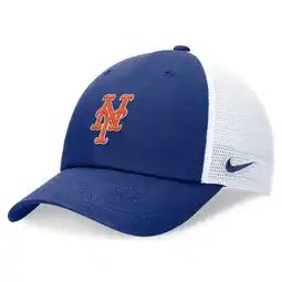 Walmart Men's Nike Royal New York Mets Club Trucker Adjustable Hat offer