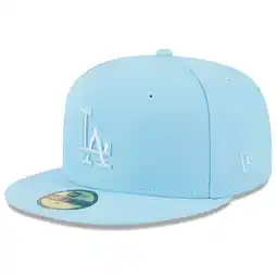 Walmart Men's New Era Light Blue Los Angeles Dodgers 2023 Spring Color Basic 59FIFTY Fitted Hat offer