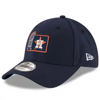 Walmart Men's New Era Navy Houston Astros 2022 World Series Champions Trophy 9FORTY Adjustable Hat offer