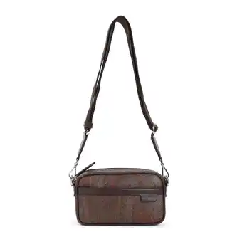 Walmart Etro Man Crossbody Brown Cotton Camera Bag Brown offer