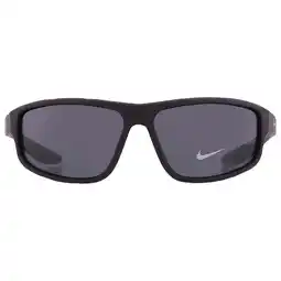 Walmart Nike BRAZEN FUEL Nike DJ0805 Plastic Unisex Sport Sunglasses Matte Black 62mm Adult offer