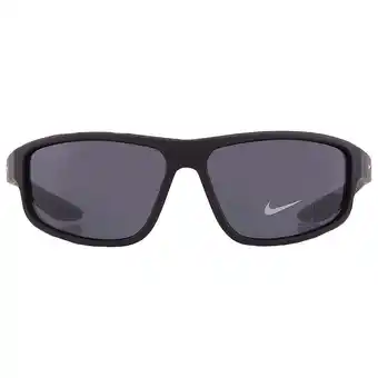 Walmart Nike BRAZEN FUEL Nike DJ0805 Plastic Unisex Sport Sunglasses Matte Black 62mm Adult offer