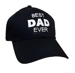 Walmart Father's Day Best Dad Ever Embroidered Otto Baseball Cap-Black offer