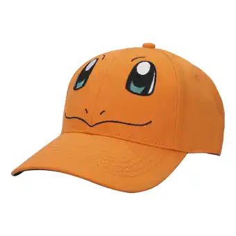 Walmart Pokemon Charmander Big Face Men's Orange Baseball Cap offer