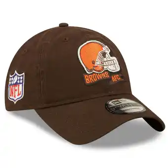 Walmart Youth New Era Brown Cleveland Browns 2022 Sideline Adjustable 9TWENTY Hat offer