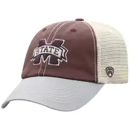 Walmart Men's Top of the World Maroon Mississippi State Bulldogs Offroad Trucker Snapback Hat offer