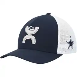 Walmart Men's HOOey Navy/White Dallas Cowboys Trucker Flex Hat offer