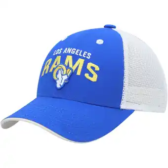 Walmart Preschool Royal Los Angeles Rams Core Lockup Mesh Back Adjustable Hat offer