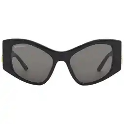 Walmart Balenciaga Grey Cat Eye Ladies Sunglasses BB0287S 001 55 offer