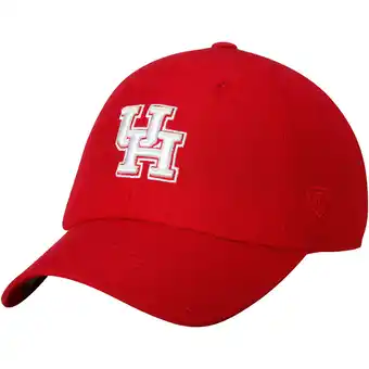 Walmart Men's Top of the World Red Houston Cougars Primary Logo Staple Adjustable Hat offer