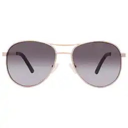 Walmart Guess Sunglass Mens Gold Metal Aviator, Smoke Gradient Lens GF0408. 32B offer