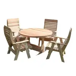 Walmart Cedar Backyard Estate Patio Dining Collection offer