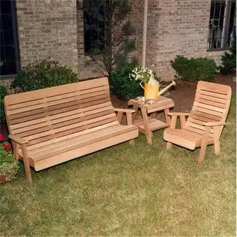 Walmart Cedar Twin Ponds Bench & Chair Collection offer