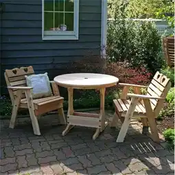 Walmart Cedar Country Hearts Bistro Set offer