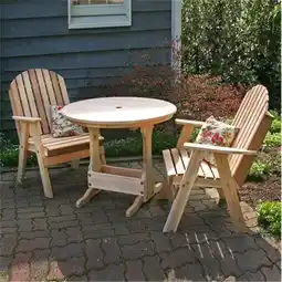 Walmart Cedar Fanback Bistro Set offer