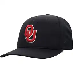 Walmart Men's Top of the World Black Oklahoma Sooners Reflex Logo Flex Hat offer