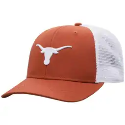 Walmart Men's Top of the World Texas Orange/White Texas Longhorns Trucker Snapback Hat offer